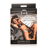 XR Brands Thunder Strap Wand Thigh Harness Juodas Adjustable Vegan
