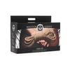Xr Brands Tied Up Jute Bondage Rope 25ft (7.6m) - Natural Fiber, Coreless Design