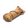 Xr Brands Tied Up Jute Bondage Rope 15.2m - Natural Fiber, Twisted, Coreless