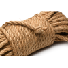 Xr Brands Tied Up Jute Bondage Rope 15.2m - Natural Fiber, Twisted, Coreless