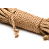Xr Brands Tied Up Jute Bondage Rope 25ft (7.6m) - Natural Fiber, Coreless Design