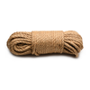 Xr Brands Tied Up Jute Bondage Rope 15.2m - Natural Fiber, Twisted, Coreless