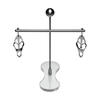 XR Brands Tower of Pain Adjustable Stainless Steel Clamp System Sidabrinis
