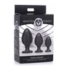 XR Brands Triple Juicers Silicone Anal Trainer Set - Graduated Sizes