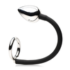 XR Brands Tug and Plug Dual Ring with Aluminum Plug - Adjustable System