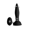 XR Brands Turbo Ass-Spinner Silicone Plug Remote Control Juodas