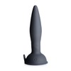 XR Brands Turbo Ass-Spinner Silicone Plug Remote Control Juodas