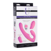 XR Brands U-Pulse Silicone Pulsating Strapless Intimate System, Juodas