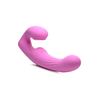 XR Brands U-Pulse Silicone Pulsating Strapless Intimate System, Juodas