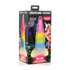 Xr Brands UniGlow Silicone Intimate Machine Rainbow Glow-in-the-Dark, Suction Cup Base