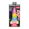 Xr Brands UniGlow Silicone Intimate Machine Rainbow Glow-in-the-Dark, Suction Cup Base