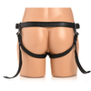 Xr Brands Velvet Kiss Premium Adjustable Strap-On Harness Juodas