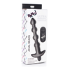 Xr Brands BANG Silicone Intimate Bead System with Remote Control, Atsparus vandeniui, Juodas