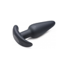 Xr Brands BANG Remote-Controlled Silicone Plug - 21-Mode Atsparus vandeniui, Juodas