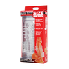 Xr Brands Master Series Vibrating TPR Intimate Sleeve Clear 3.5in