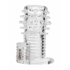 Xr Brands Master Series Vibrating TPR Intimate Sleeve Clear 3.5in