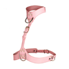 Xr Brands Vixen Vegan Leather Chest Harness Rožinė Adjustable Women’s Model