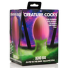 Xr Brands Creature Cocks Xeno Egg Silicone Glow-in-the-Dark Rožinė Medium