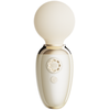 ZALO Ava Ivory Baltas Wireless Smart Wand Massager with App Control