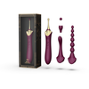 ZALO Bess 2 Velvet Violetinė Intimate Massager with Attachments, Heating