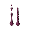 ZALO Bess 2 Velvet Violetinė Intimate Massager with Attachments, Heating