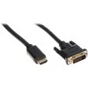UNITEK C1271BK-2M dvikryptis kabelio adapteris HDMI – DVI 2m