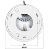 DS-2CE78U0T-LF(2.8mm) Kamera Turbo-HD turret 8Mpx Hikvision