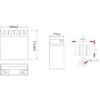 AKUMULIATORIUS 12.8V/18AH/LIFEPO4-MWLJ MW Power