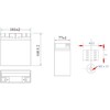 AKUMULIATORIUS 12.8V/24AH/LIFEPO4-MWLJ MW Power