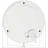 IP vandalizmui atspari kamera DS-2CD2163G2-LIS2U(2.8MM)/PL Smart Hybrid Light AcuSense - 6 Mpx Hikvision