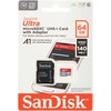 ATMINTIES KORTELĖ SD-MICRO-10/64-SAND Micro SD UHS-I, SDXC 64 GB SANDISK