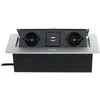 EnerGenie BALDŲ MAITINIMO JUOSTA FPS-2S2U/CABLE (2 LIZDAI + 2 USB)