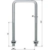 Delta U VARŽTAS CYB-60/M8X140