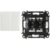 DVIGUBAS APŠVIESTAS JUNGIKLIS LE-752105 Valena Life 10 A LEGRAND