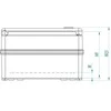 HERMETIŠKAS KORPUSAS INDUSTRIAL/252X352X142/SR2-TR/EPN 252 x 352 x 162 mm Elektro-Plast Nasielsk