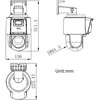 IP GREITASUKĖ LAUKO KAMERA DS-2SE3C410MWG-E/14(2.8MM) TandemVu - 3.7 Mpx 5.76 ... 57.6 mm Hikvision