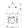 IP GREITOSIOS RADIACIJOS KUPOLINĖ KAMERA SD8A840-HNF-PA - 8.3 Mpx, 4K UHD, 5.6 ... 223 mm DAHUA