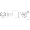 „Hikvision Pro“ serijos su „AcuSense DS-2CD2046G2H-IU(2.8mm)(eF) bullet IP apsaugos kamera lauko sąlygoms, 2688 x 1520 pikselių, montuojama ant lubų/sienos.