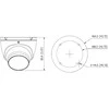 IP KAMEROS IPC-HDW1639T-A-IL-0280B-S6-Juodas Smart Dual Light - 6 Mpx 2,8 mm DAHUA