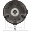 Dahua Papildoma montavimo bazė laidams PFA137-B juoda