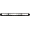 TST Patchpanel 1U 19" 24x Keystone lizdas (PP-24/FX/C)