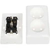LIZDAS MONTUOJAMAS ANT PAVIRŠIAUS DVIGUBAS BERG/3743-00/EPN 250 V 16 A Elektro-Plast