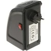 Juodas šildytuvas LTC 400W/230V su keraminiu kaitinimo elementu