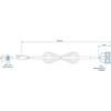 Teltonika Ethernet Cable, 1.5m | PR2LA15B