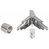EKRANUOTAS MODULINIS KIŠTUKAS RJ45/FTP7-HAND/S DELTA NETWORK