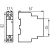 MODULINIS KONTAKTORIUS KMC-20-11 20 A 230 V AC IDEALUS