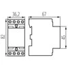 Ideal Kanlux Modulinė juosta 25A 3Z 1R 230V AC KMC- 25- 31 (23247)