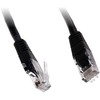 Oem Patchcord kabelis UTP 8c kištukas-kištukas 0.5 m CCA juodas cat.6e