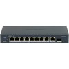 Šakotuvas Hikvision 10 prievadų 8 PoE prievadų komutatorius DS-3E0510P-E/M