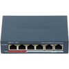 Šakotuvas SWITCH POE DS-3E1106P-EI/M 4 PRIEVADŲ Hikvision